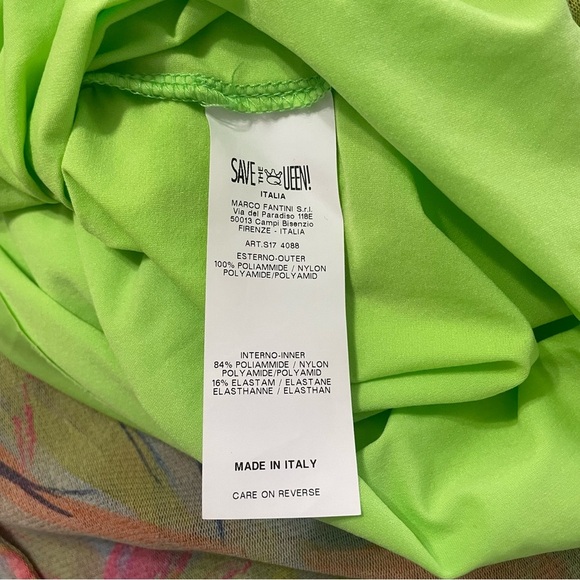 Save The Queen Off The Shoulder Maxi Dress Tulle Stretch Floral Size XS NEW - Picture 8 of 11